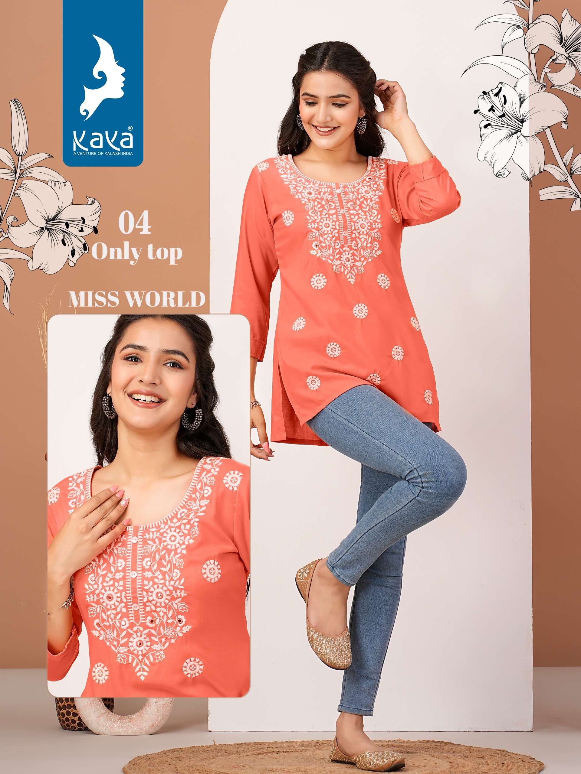 KAYA MISS WORLD KURTI Wholesale catalog
