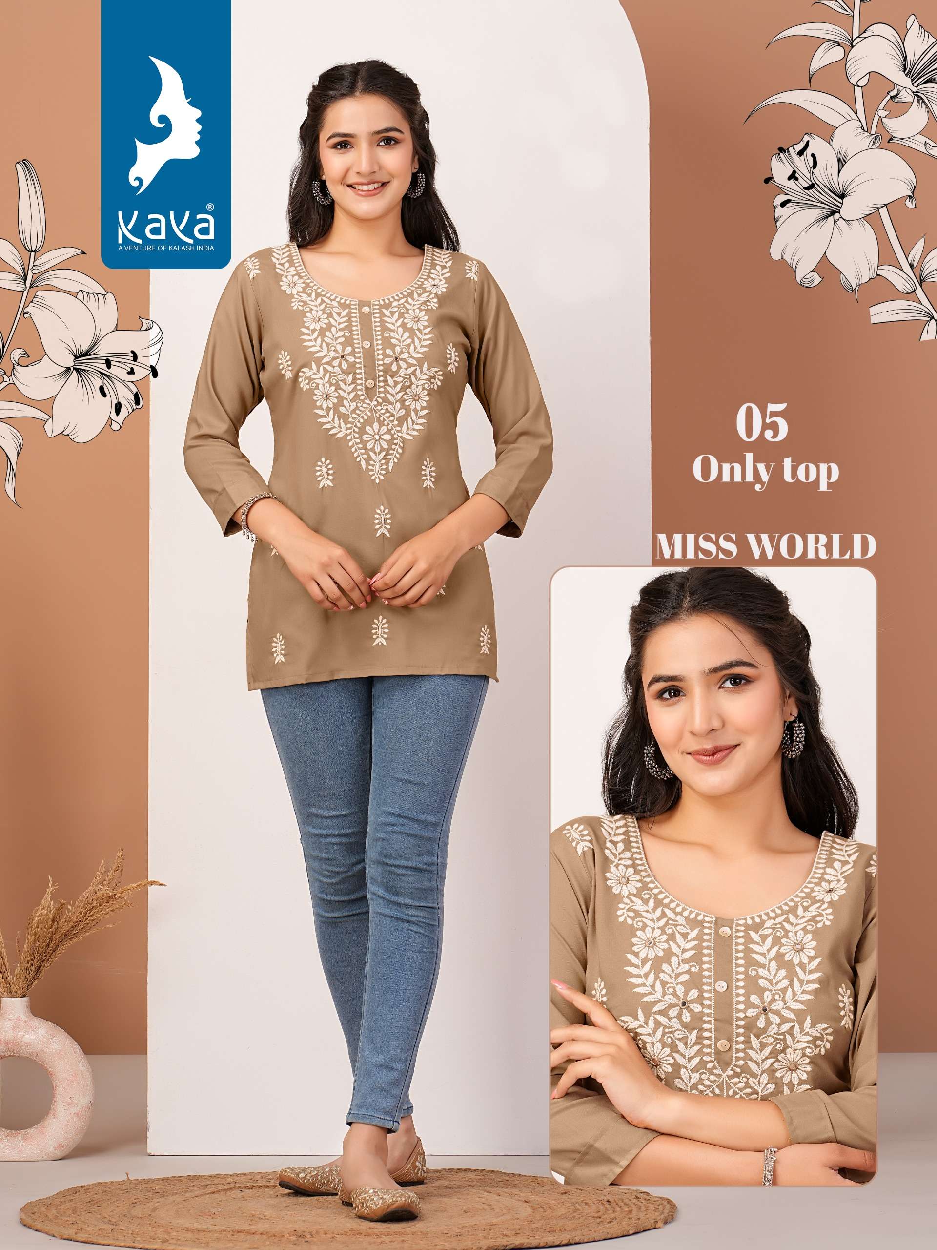 KAYA MISS WORLD KURTI Wholesale catalog