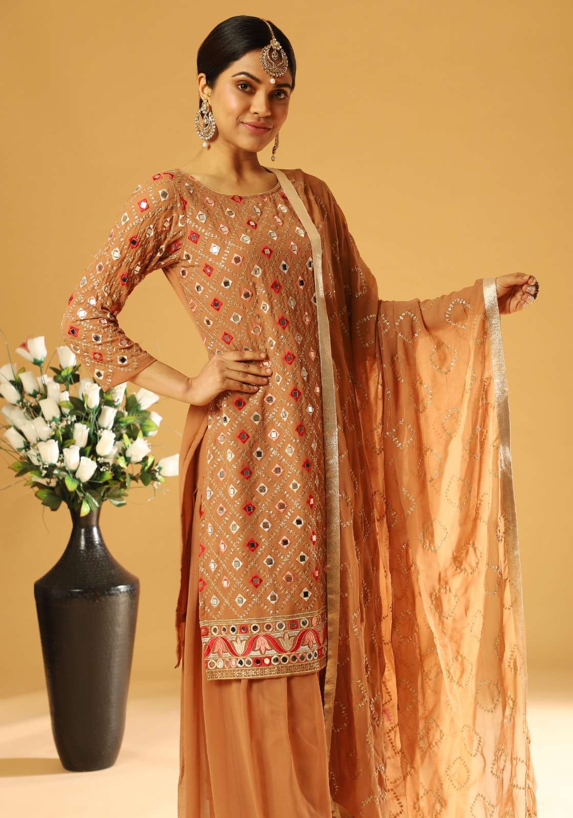 Kb 102 Designer Georgette Salwar Kameez Wholesale catalog