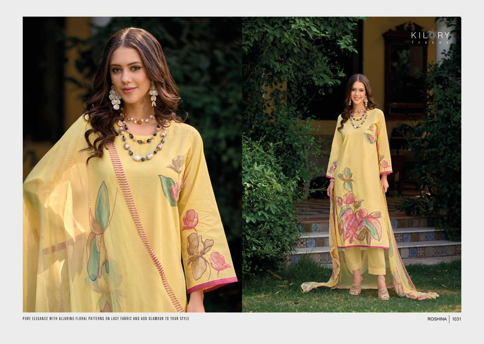 Kilory Summer Shine Lawn Cotton Salwar Kameez Wholesale catalog