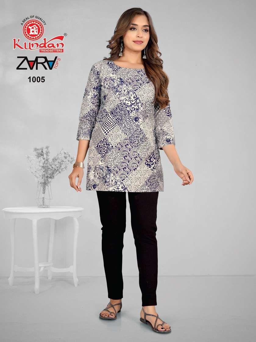 Kundan Zara Vol-1 – Short Tops - Wholesale Catalog
