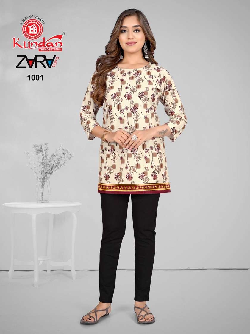 Kundan Zara Vol-1 – Short Tops - Wholesale Catalog