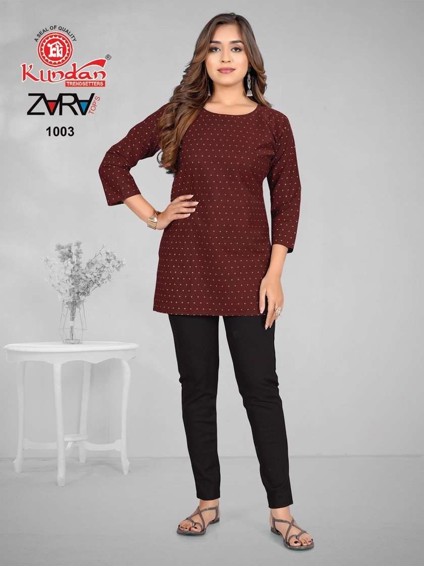Kundan Zara Vol-1 – Short Tops - Wholesale Catalog