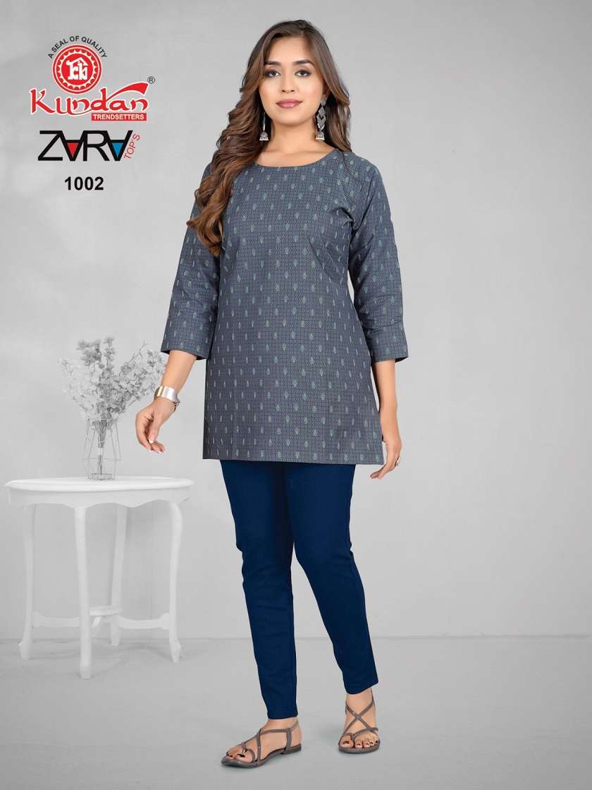 Kundan Zara Vol-1 – Short Tops - Wholesale Catalog