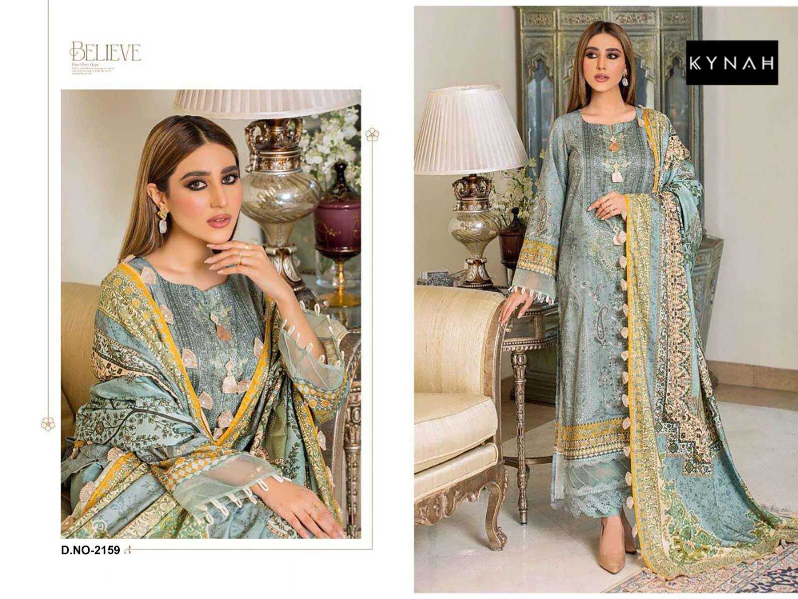Kynah 2159 Embroidered Salwar Kameez Wholesale catalog