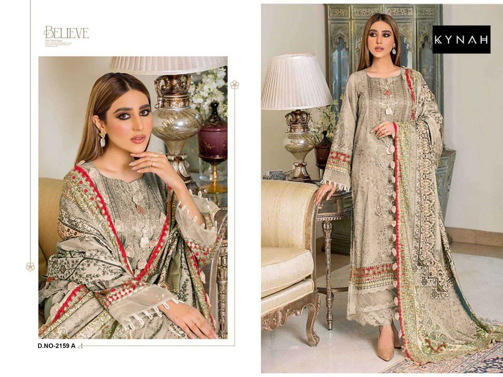 Kynah 2159 Embroidered Salwar Kameez Wholesale catalog