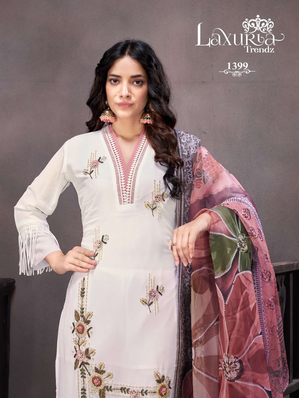 Laxuria Trendz 1399 Georgette Salwar Kameez Wholesale catalog 