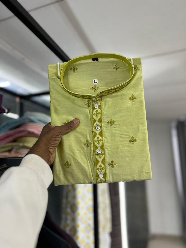 Lehriya 2 sequence Jacquard Mens kurta Wholesale catalog