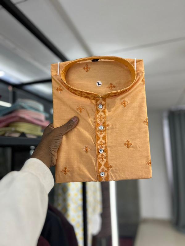 Lehriya 2 sequence Jacquard Mens kurta Wholesale catalog
