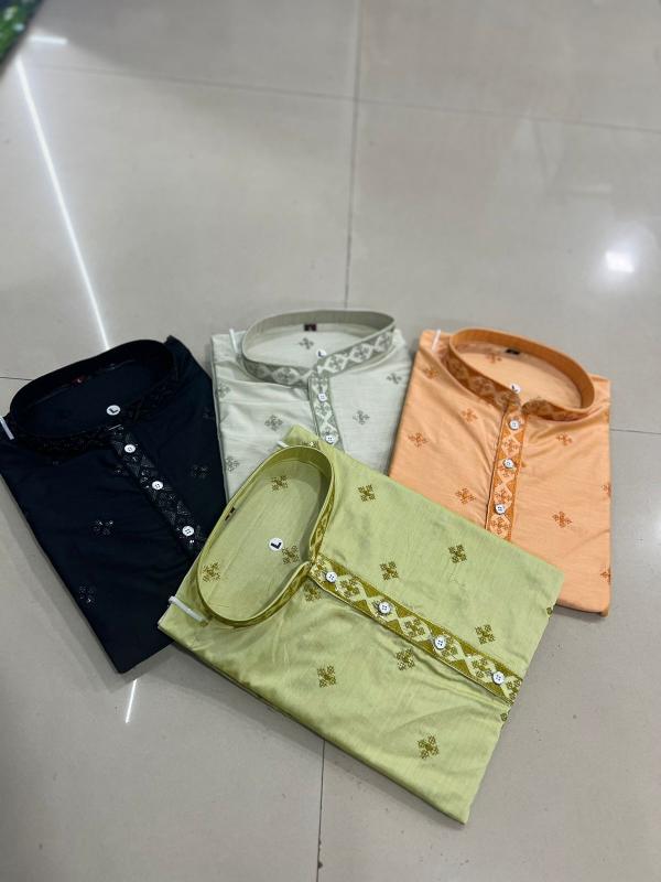 Lehriya 2 sequence Jacquard Mens kurta Wholesale catalog