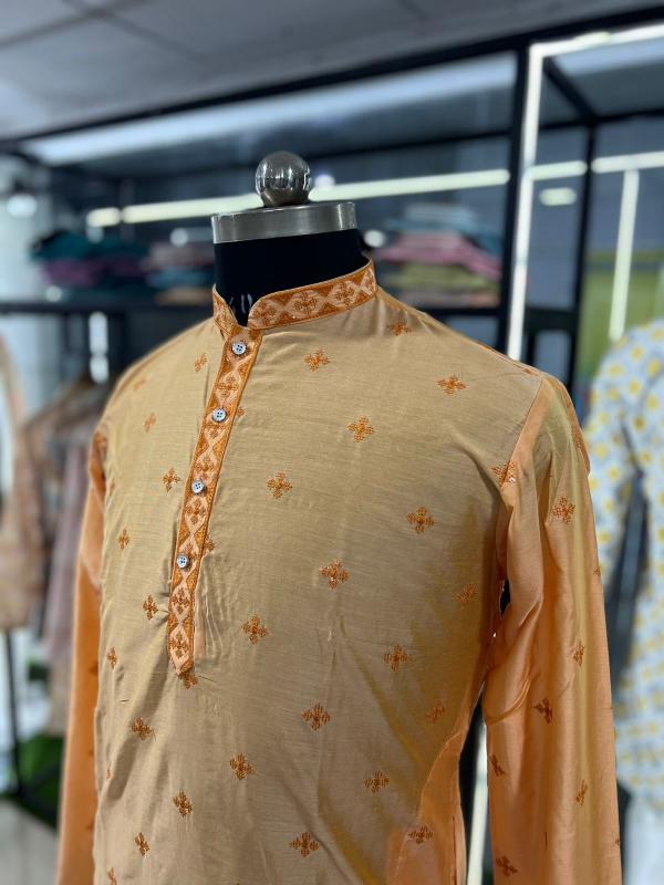 Lehriya 2 sequence Jacquard Mens kurta Wholesale catalog