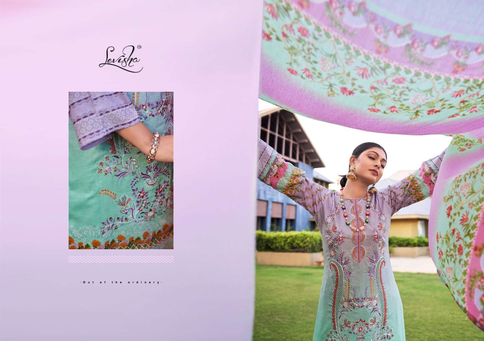 Levisha JASHN-E-NOOR Dress Materials Wholesale catalog