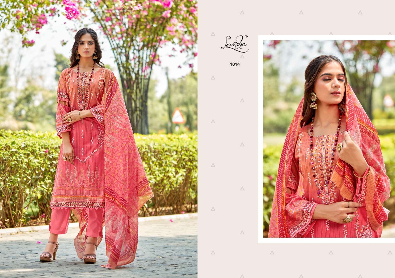 Levisha Sana Samiya Cemric Cotton Printed Dress Material Wholesale catalog