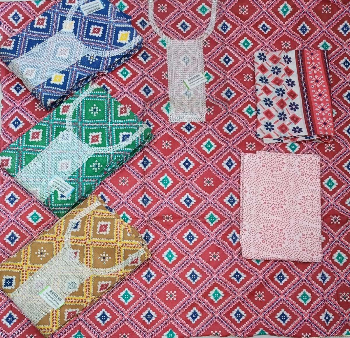 Maharani 4 Matching – Dress Material - Wholesale Catalog