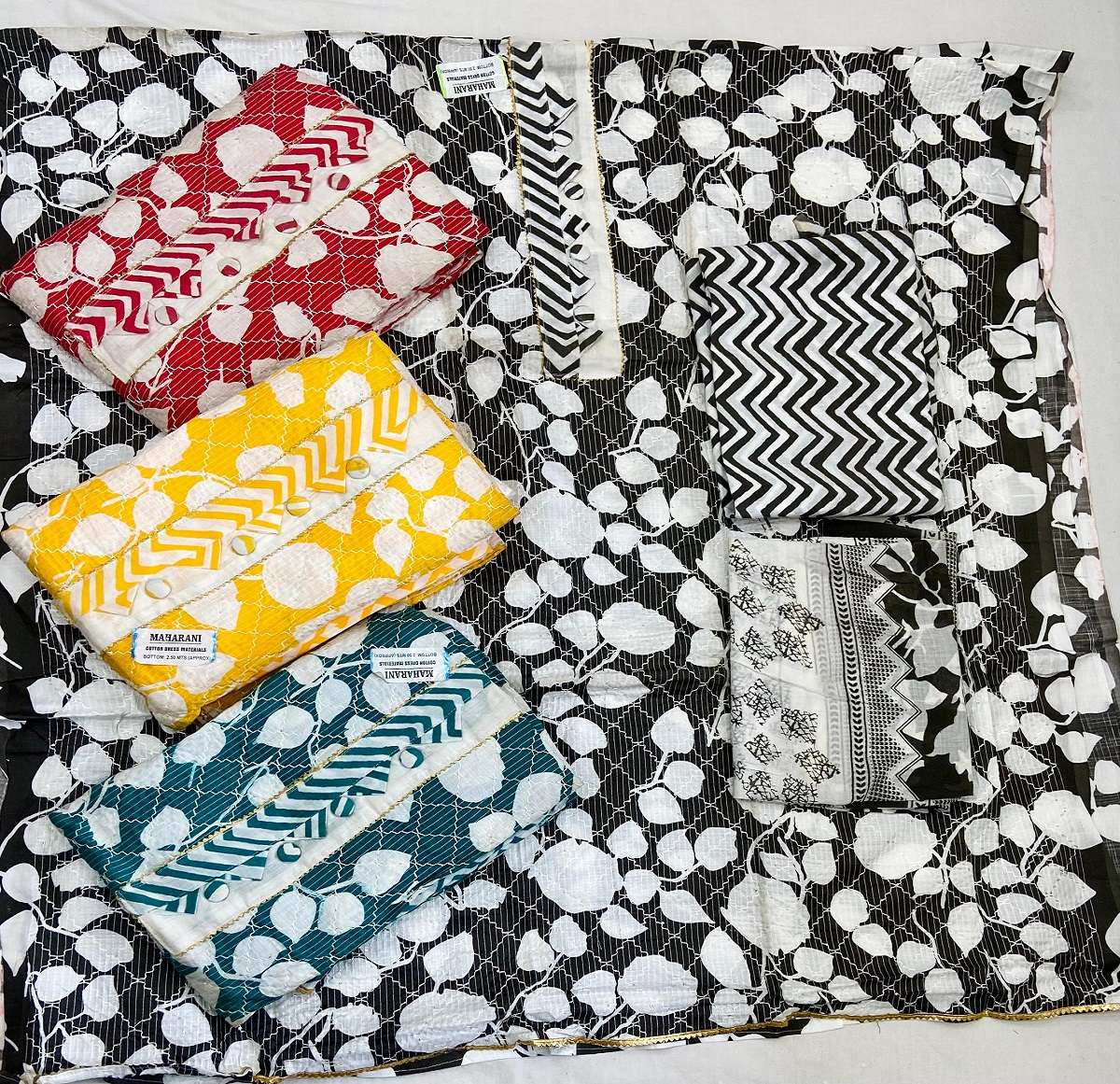 Maharani 4 Matching – Dress Material - Wholesale Catalog