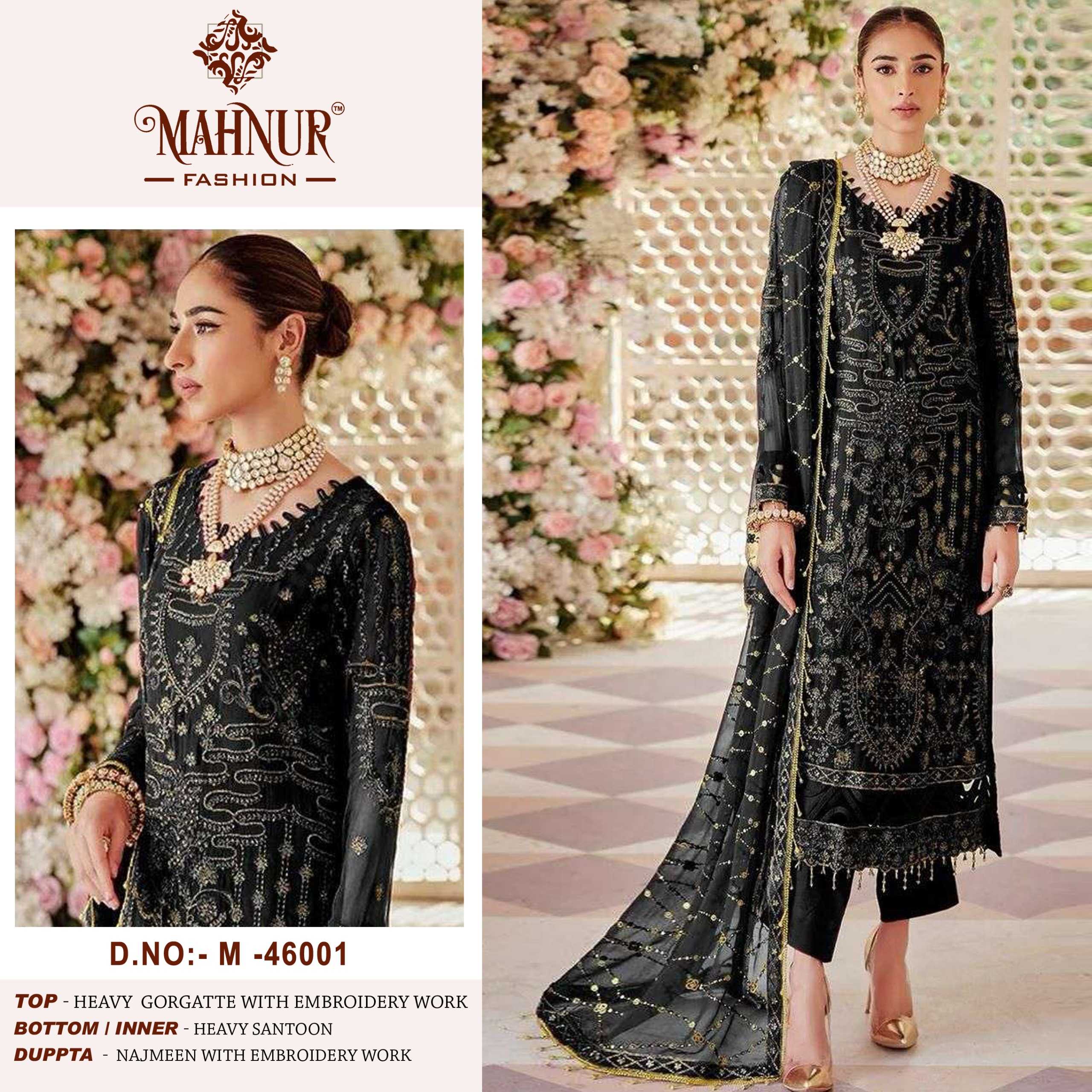 Mahnur Vol 46 Georgette Salwar Kameez  Wholesale catalog