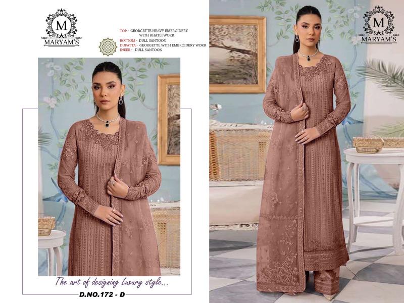 Maryams 172 Embroidered Salwar Kameez Wholesale catalog