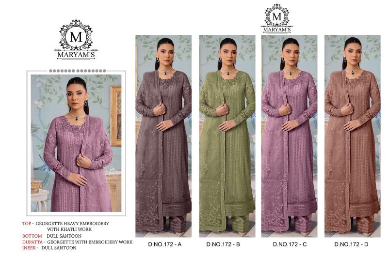 Maryams 172 Embroidered Salwar Kameez Wholesale catalog