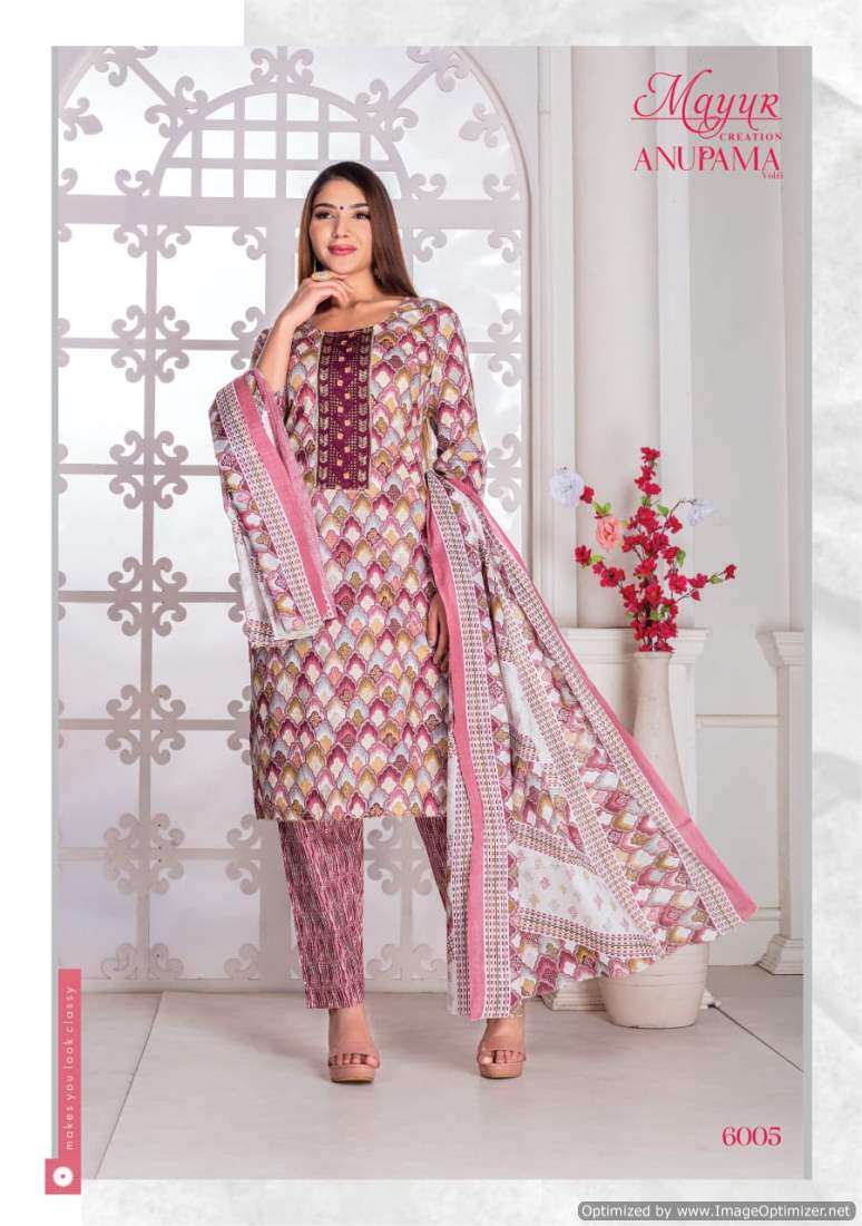 Mayur Anupama Vol-6 – Dress Material - Wholesale Catalog