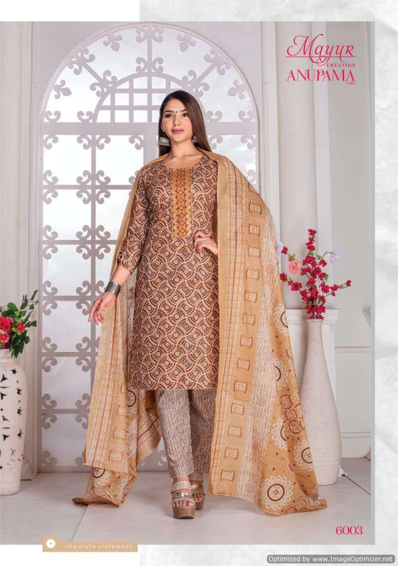 Mayur Anupama Vol-6 – Dress Material - Wholesale Catalog