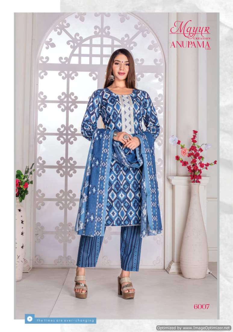 Mayur Anupama Vol-6 – Dress Material - Wholesale Catalog