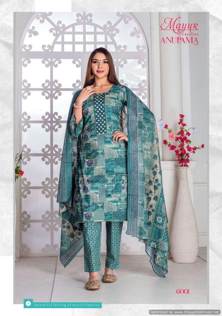 Mayur Anupama Vol-6 – Dress Material - Wholesale Catalog