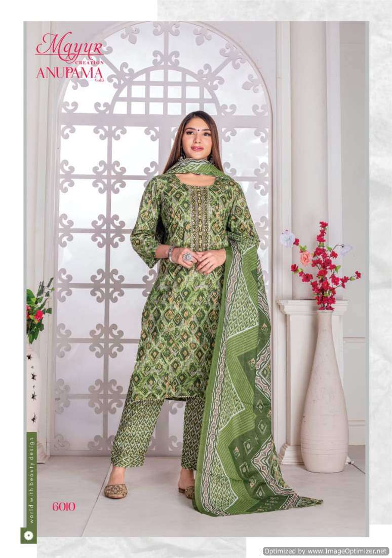 Mayur Anupama Vol-6 – Dress Material - Wholesale Catalog