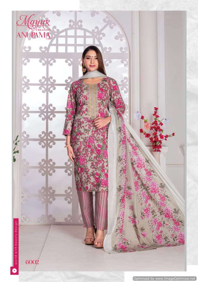 Mayur Anupama Vol-6 – Dress Material - Wholesale Catalog
