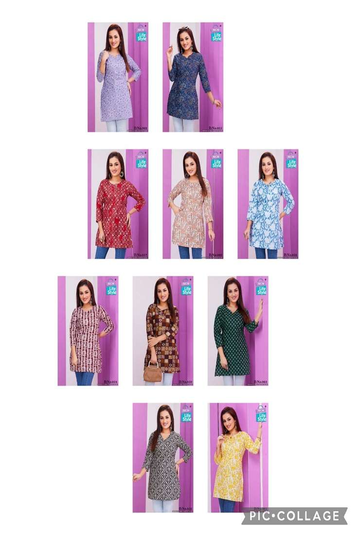 MCM Kashvi Vol-4 – Short Tops - Wholesale Catalog