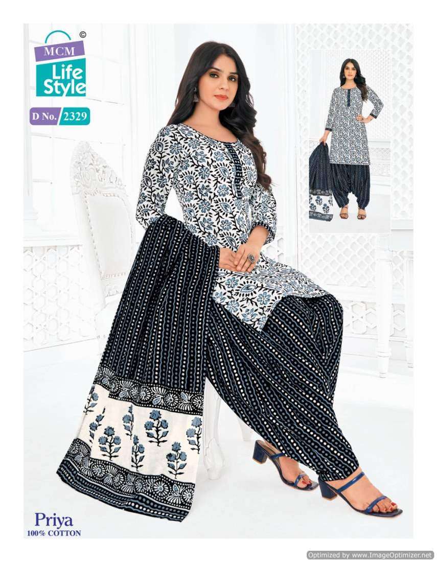 MCM Lifestyle Priya Vol-23 – Dress Material - Wholesale Catalog