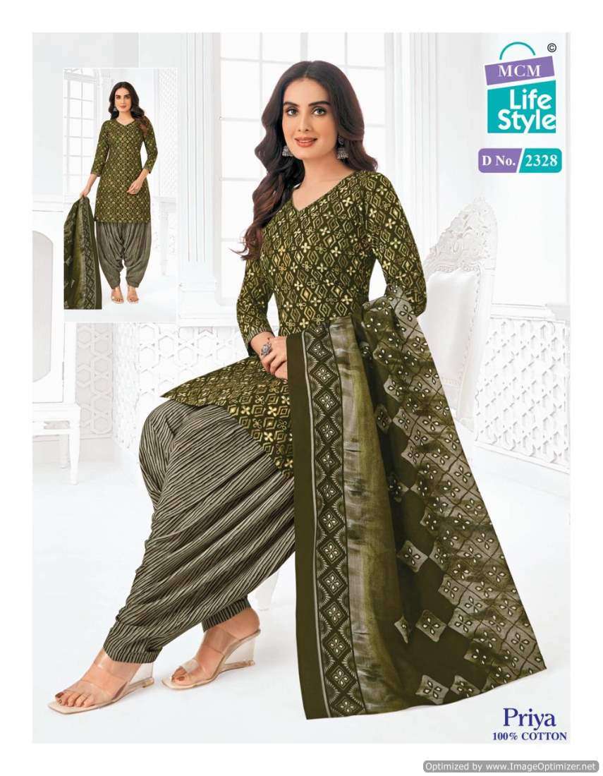 MCM Lifestyle Priya Vol-23 – Dress Material - Wholesale Catalog