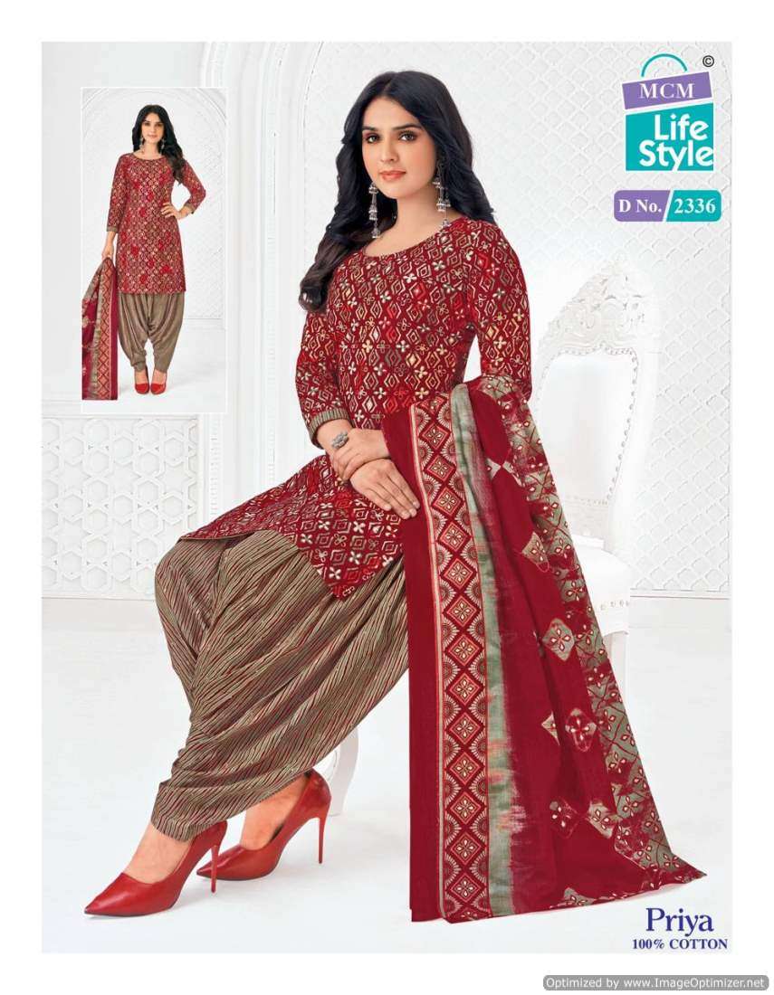 MCM Lifestyle Priya Vol-23 – Dress Material - Wholesale Catalog
