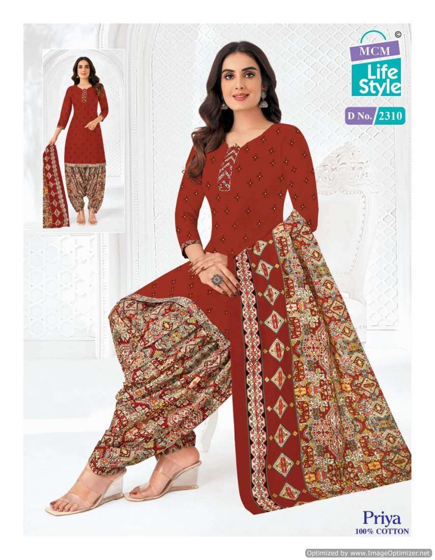 MCM Lifestyle Priya Vol-23 – Dress Material - Wholesale Catalog