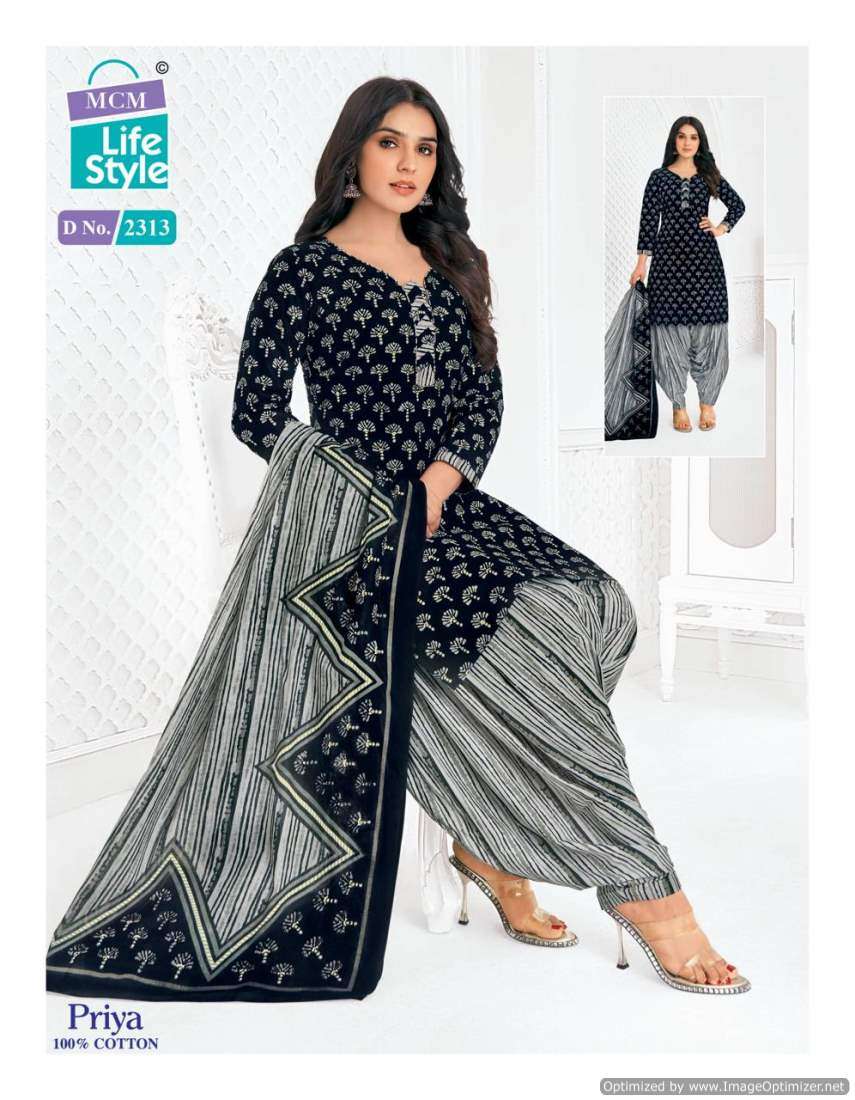 MCM Lifestyle Priya Vol-23 – Dress Material - Wholesale Catalog