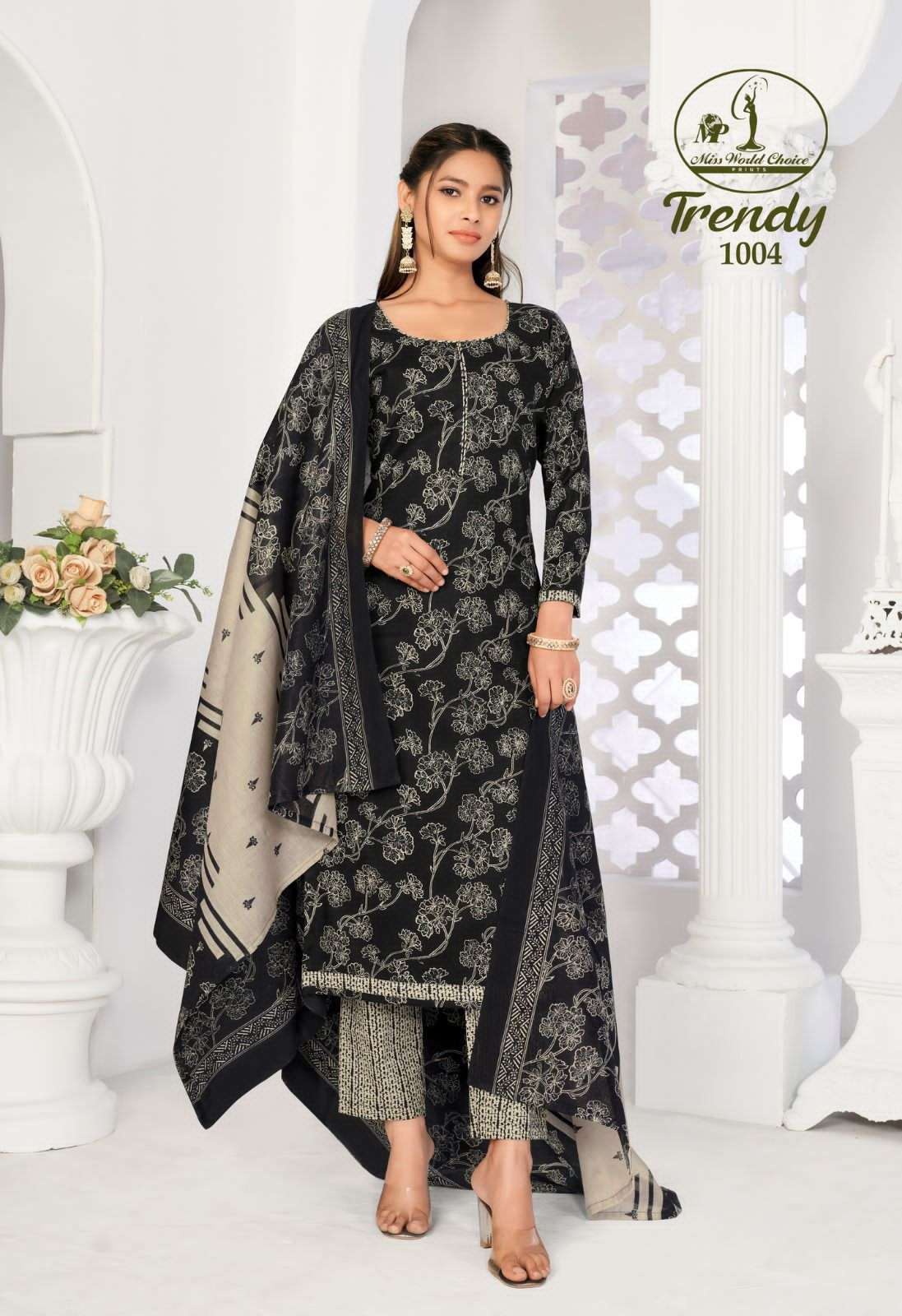 Miss World Choice Trendy Vol 1 Cotton Dress Material Wholesale catalog