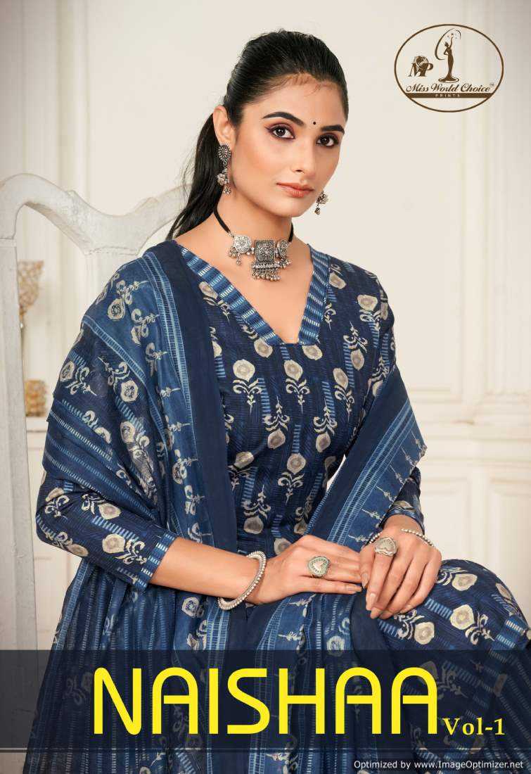 Miss World Naishaa Vol-1 – Dress Material - Wholesale Catalog