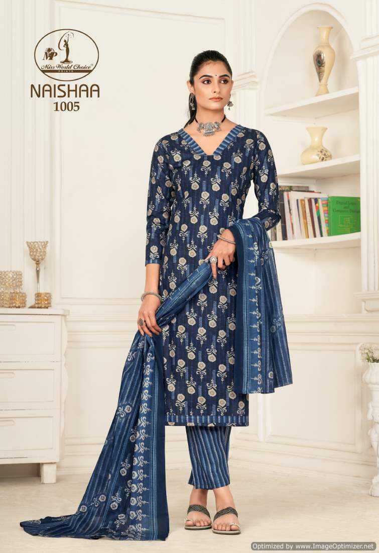Miss World Naishaa Vol-1 – Dress Material - Wholesale Catalog