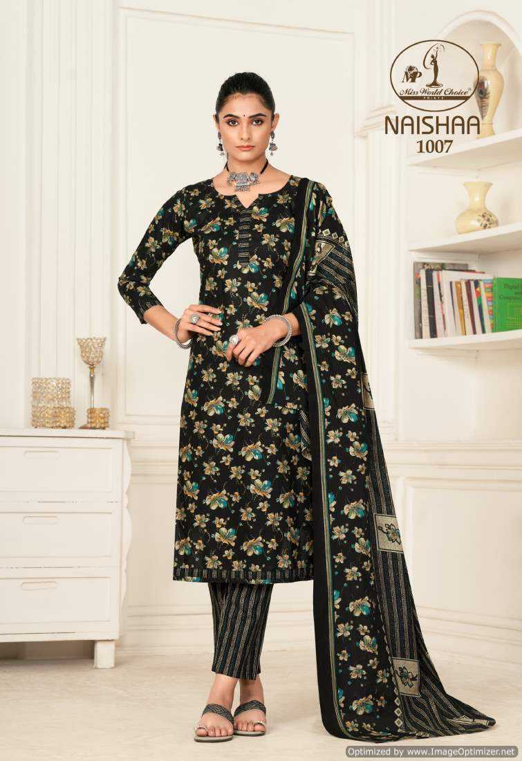 Miss World Naishaa Vol-1 – Dress Material - Wholesale Catalog