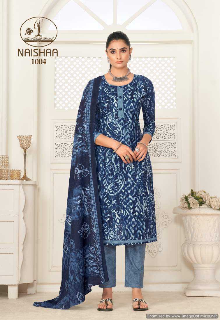 Miss World Naishaa Vol-1 – Dress Material - Wholesale Catalog