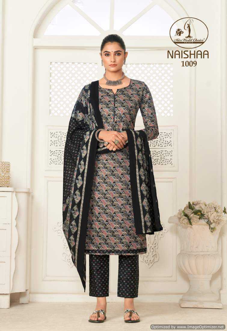 Miss World Naishaa Vol-1 – Dress Material - Wholesale Catalog