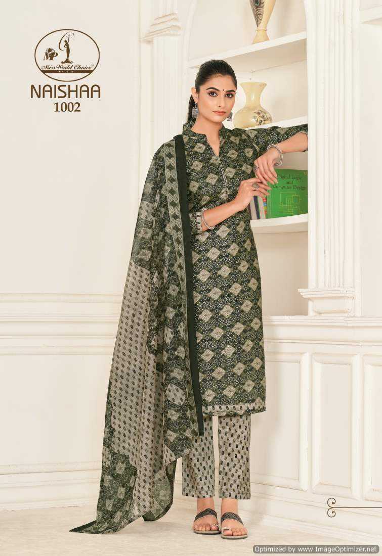 Miss World Naishaa Vol-1 – Dress Material - Wholesale Catalog