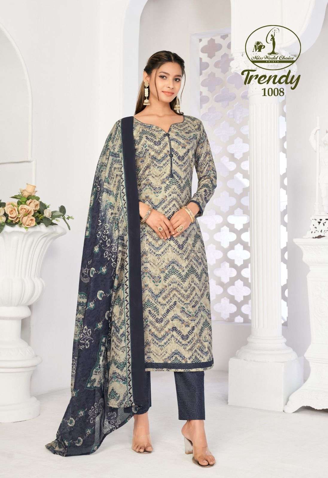 Miss World Trendy Vol-1 – Dress Material - Wholesale Catalog