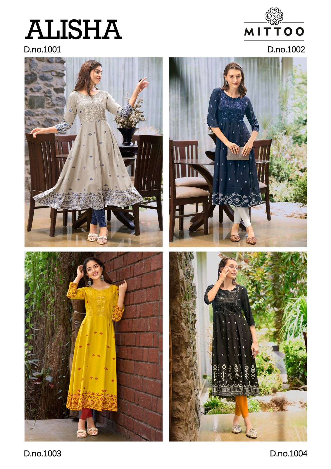 MITTOO ALISHA Kurti Wholesale catalog