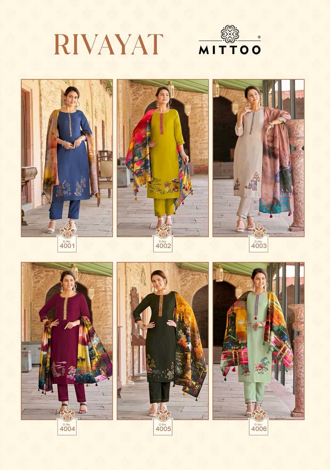 MITTOO RIVAYAT Kurti Wholesale catalog