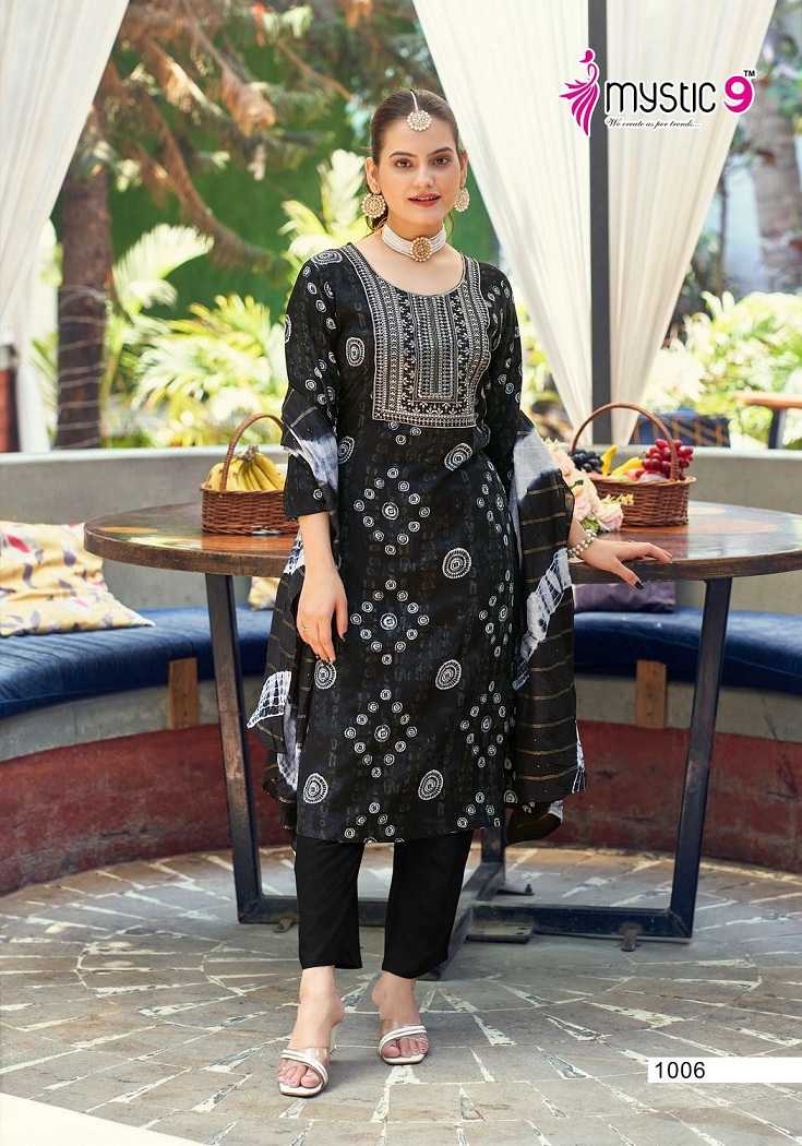 Mystic9 Khanak Vol-1 – Kurti Pant With Dupatta Wholesale Catalog