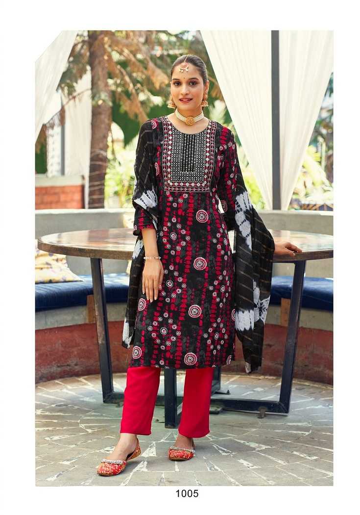 Mystic9 Khanak Vol-1 – Kurti Pant With Dupatta Wholesale Catalog