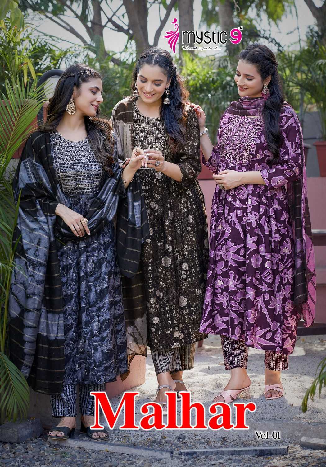 MYSTIC9 MALHAR vol -1 Kurti Wholesale catalog