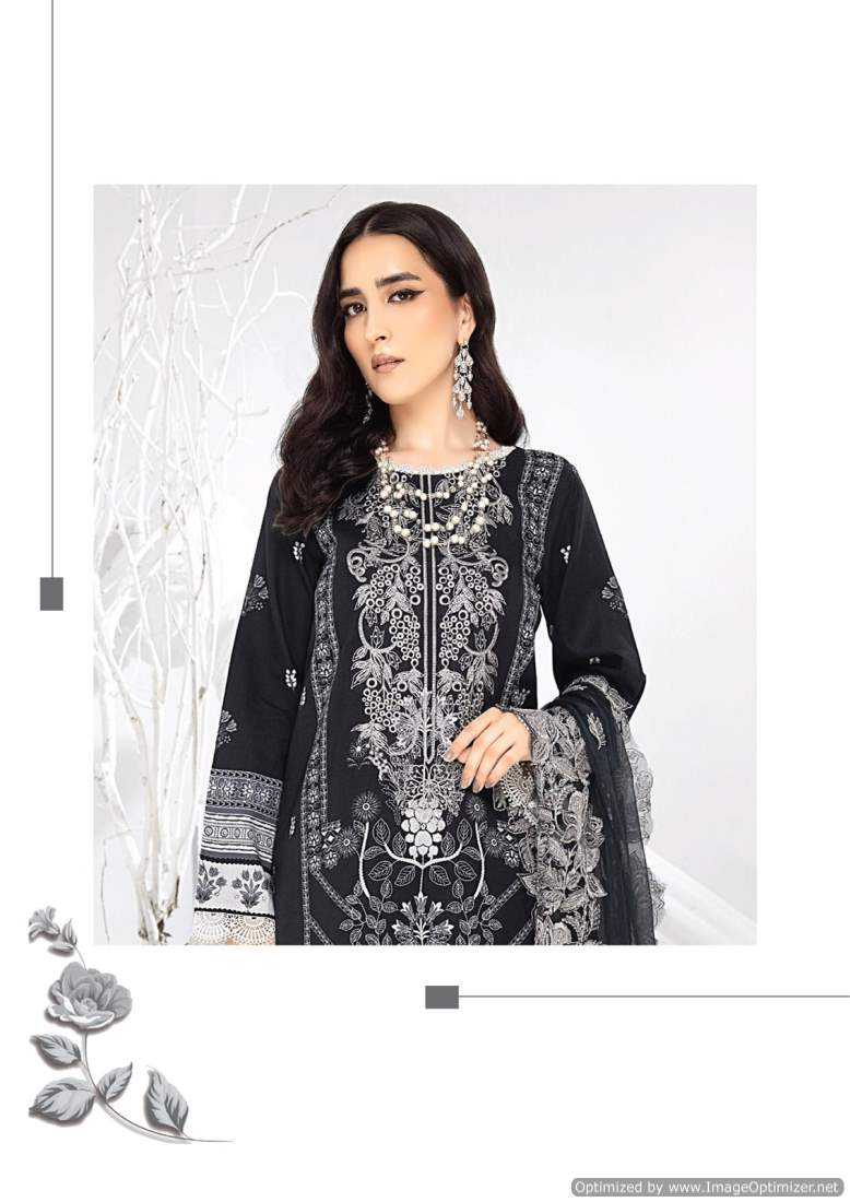 Nafisa Black And White Vol-6 – Dress Material - Wholesale Catalog