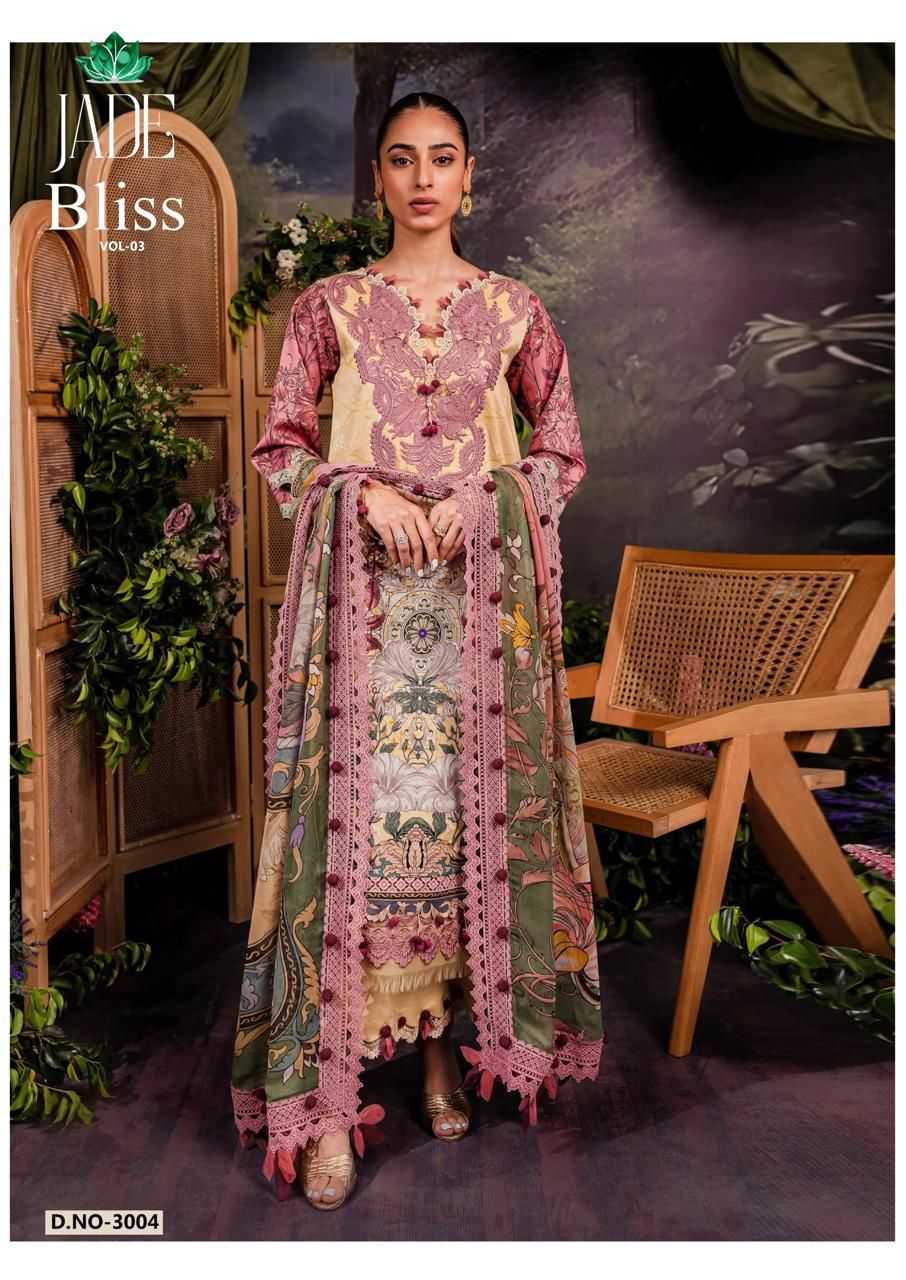 Nand Gopal Jade Bliss Vol 3 Cotton Dress Material Wholesale catalog