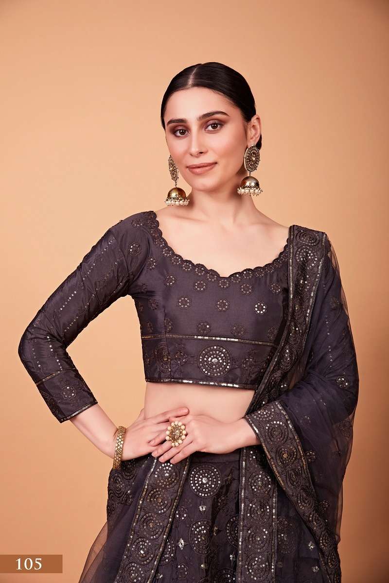 NAYRA VOL – 1 GREY Lehenga choli Wholesale catalog